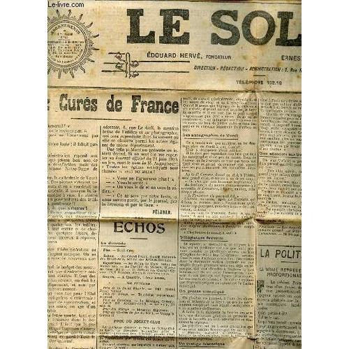 Le Soleil N°167 - Les Curés De France De Pédalan / La Perte Du Vend... on Productcaster.