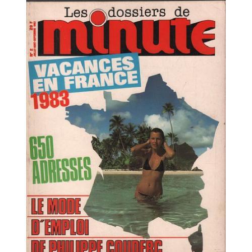 Les Dossiers De Minute N° 2 / Vacances En France 1983 on Productcaster.