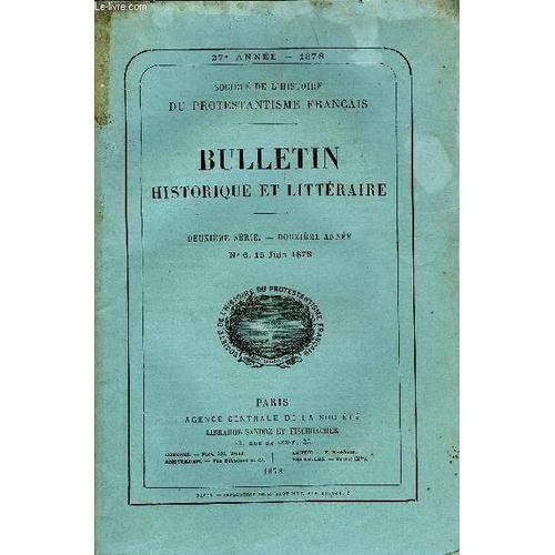 Societe De L'histoire Du Protestantisme Francais - Bulletin Histori... on Productcaster.