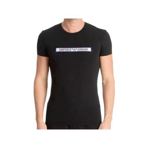 T Shirt Emporio Armani Eagle Homme Noir on Productcaster.