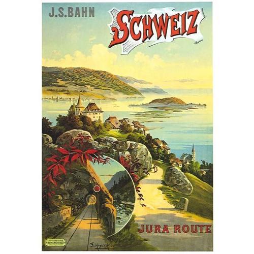 Affiche Schweiz Jura Route on Productcaster.