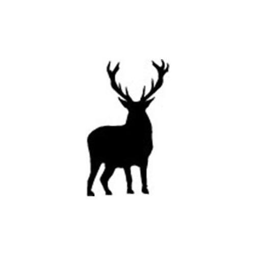 Autocollant Cerf Animal Stickers Adhesif Foret Logo 2 - Taille : 8 ... on Productcaster.