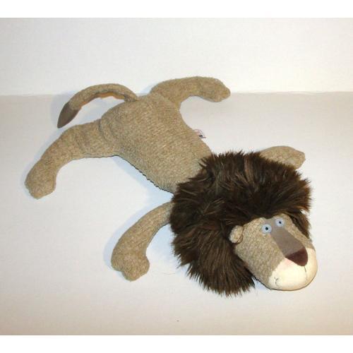 Doudou Lion Sigikid Grand Doudou Lion Couché 48 Cm on Productcaster.