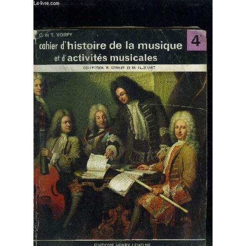 Cahier D'histoire De La Musique Et D'activites Musicales / Collecti... on Productcaster.