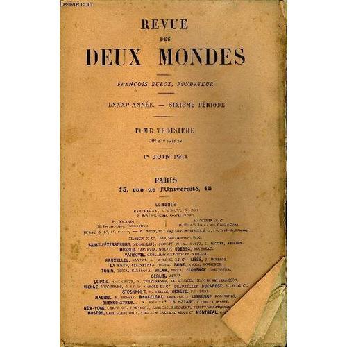 Revue Des Deux Mondes Lxxxie Annee N°3 - I.¿ Ma Figure, Deuxième Pa... on Productcaster.