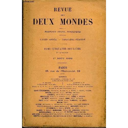 Revue Des Deux Mondes Lxxixe Annee N°3 - I. ¿ 1859-1009. ¿ Les Prél... on Productcaster.