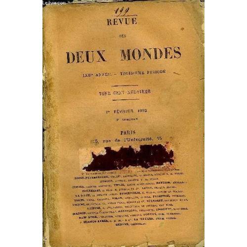 Revue Des Deux Mondes Lxiie Annee N°3 - I. ¿ Le Journal De Mue De S... on Productcaster.