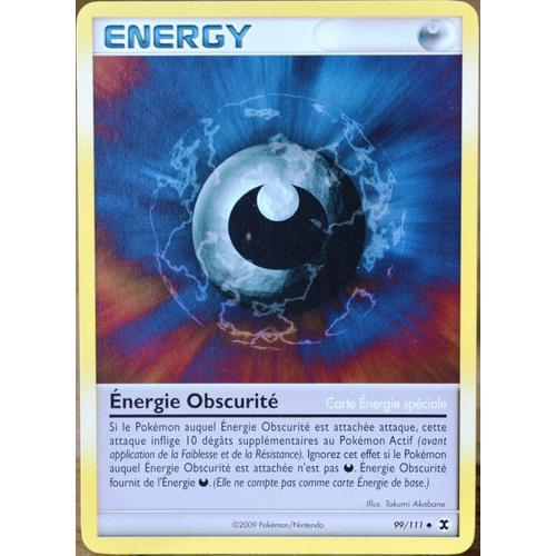 Carte Pokémon 99 Énergie Obscurité Platine Rivaux Émergents Neuf Fr on Productcaster.