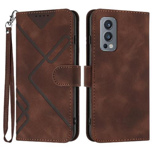 Étui Pour De Téléphone Oneplus Nord 2 5g Cuir Pu Couverture Magnéti... on Productcaster.