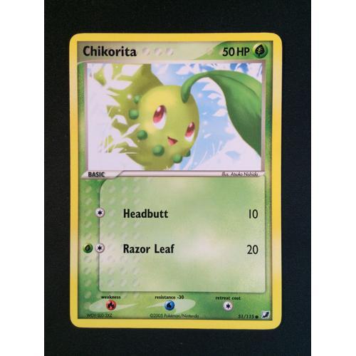 Germignon ( Chikorita ) 51/115 Set Ex Forces Cachées Eng on Productcaster.