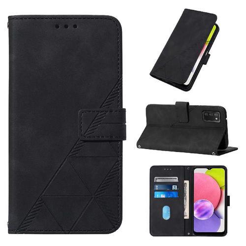 Étui Pour Samsung Galaxy A03s Livre De Protection Flip Folio Cuir P... on Productcaster.