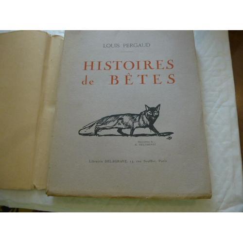 Histoires De Betes. Illustrations De H. Deluermoz. Paris. Delagrave... on Productcaster.