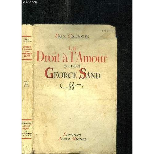 Le Droit A L'amour Selon George Sand on Productcaster.