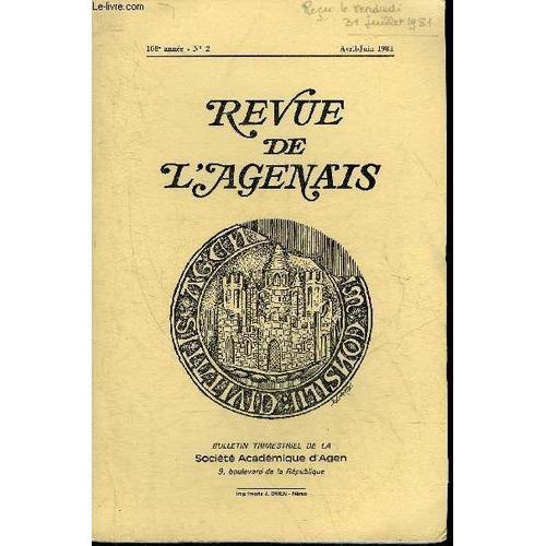 Revue De L'agenais - 108eme Annee - N° 2 - Les Esmotions Populaires... on Productcaster.