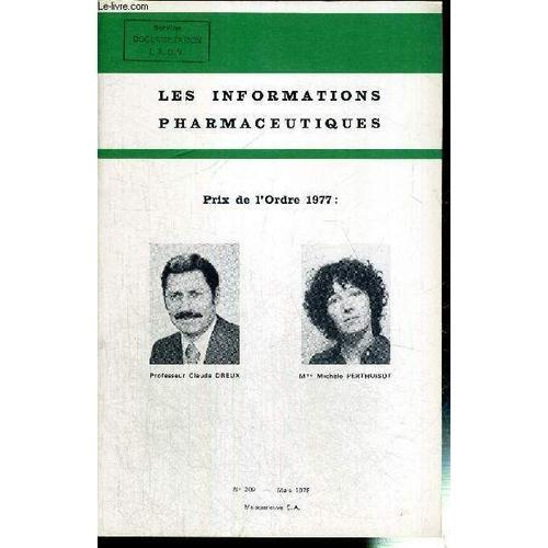 Les Informations Pharmaceutiques - N°209 - Mars 1978 / Prix De L'or... on Productcaster.