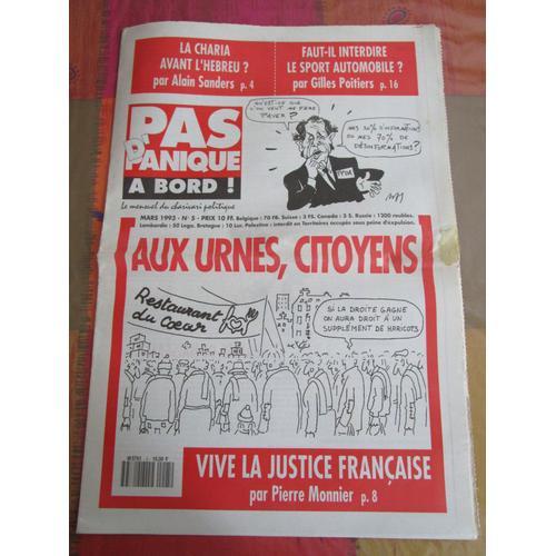 Pas D'panique A Bord ! 5 - Aux Urnes Citoyens ! / La Charia Avant ... on Productcaster.