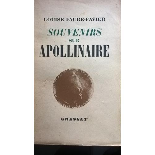 Souvenirs Sur Apollinaire. on Productcaster.