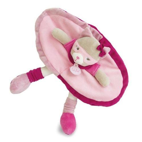 Doudou Chat Rose Gris Beige Fuchsia Violet Parme Babynat Peluche Be... on Productcaster.