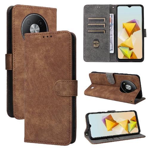 Étui Pour Zte Blade A73 5g Portefeuille Flip Folio Cuir Pu Fermetur... on Productcaster.