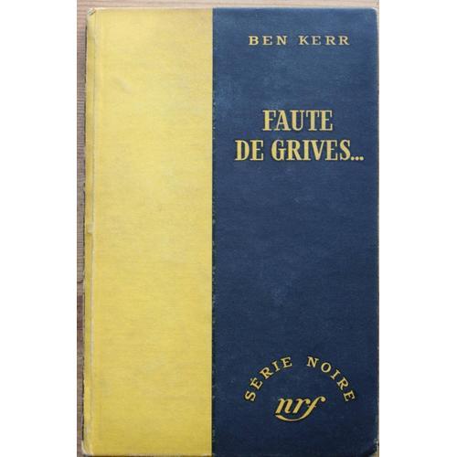 Faute De Grives ¿ on Productcaster.