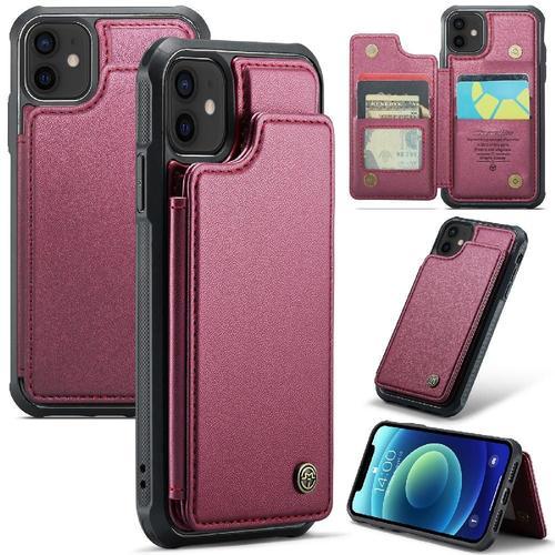 Portefeuille Caseme Étui Pour Iphone 12/12 Pro Cuir Pu Titulaire De... on Productcaster.