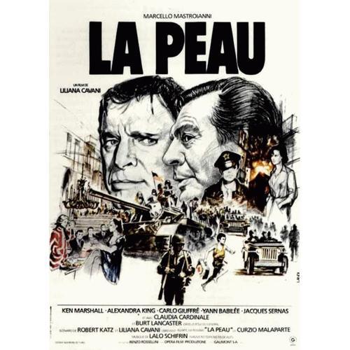 La Peau - Marcello Mastroianni (Bon État) - 40x56 Cm - Affiche Cine... on Productcaster.