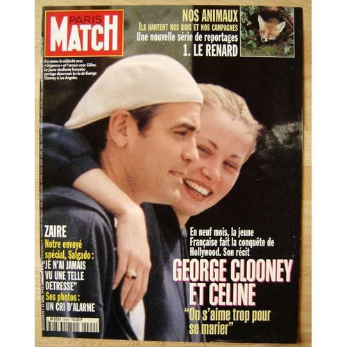 Paris Match N°2499, Coupure De Presse, George Clooney on Productcaster.