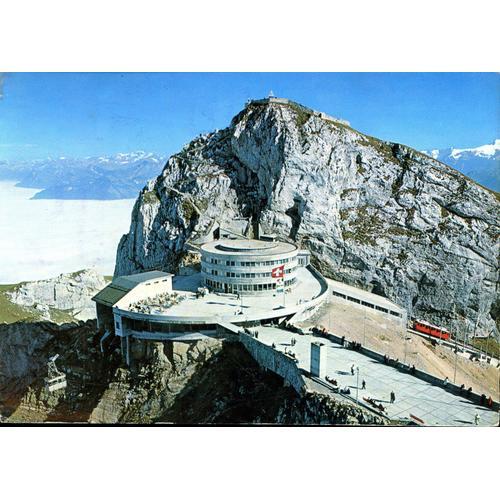 Carte Postale De Pilatus-Kulm (Suisse) Hôtel Bellevue, Gare on Productcaster.