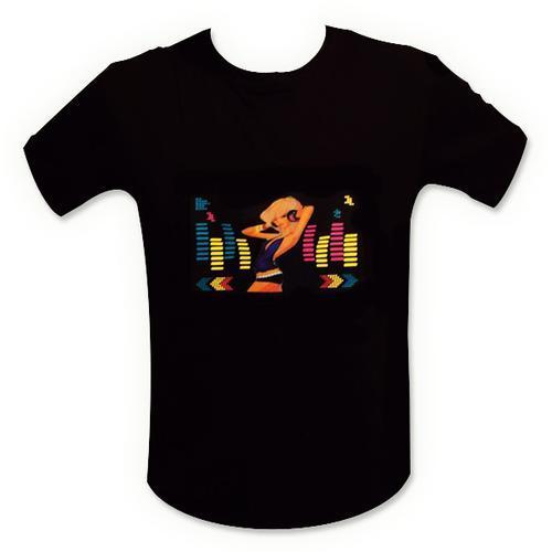 T-Shirt Equalizer Éclairage Led Dj Blonde Lumineux Taille Taille Xl on Productcaster.