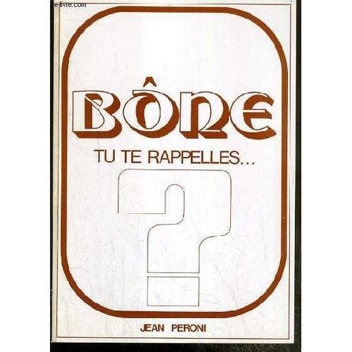 Bone - Tu Te Rappelles.. - Envoi De L'auteur on Productcaster.