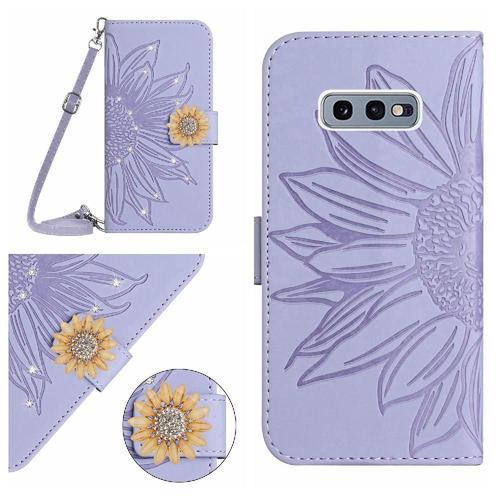 Étui Pour Coque De Téléphone Samsung Galaxy S10e Tournesol Portefeu... on Productcaster.