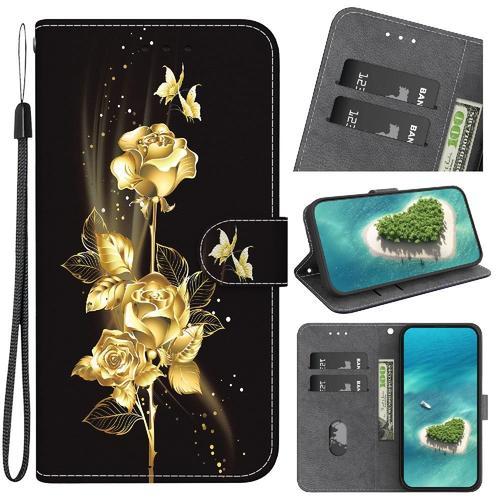 Étui Pour Oppo A78 5g/A58 5g Cuir Pu Fermeture Magnétique Fleur Pap... on Productcaster.