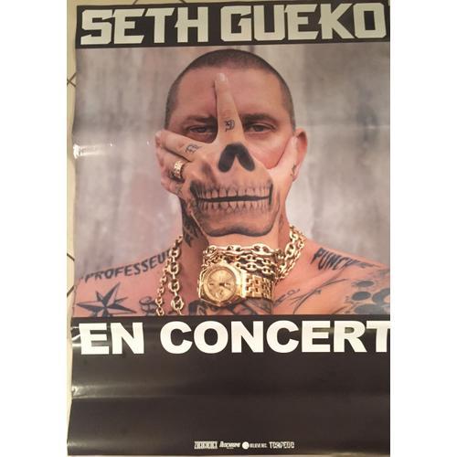 Seth Gueko - En Concert - Affiche / Poster Envoi En Tube - 80x120 Cm on Productcaster.