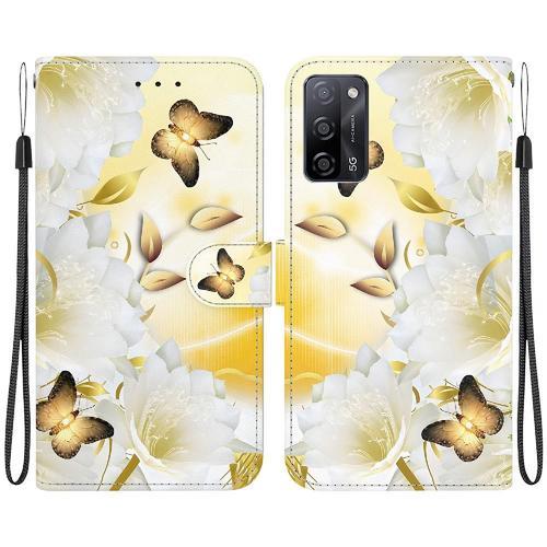 Étui Pour Oppo A16/A16s/A54s Fleur Papillon Peinte Portefeuille Fer... on Productcaster.