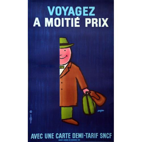 Affiche Voyagez À Moitie Prix on Productcaster.