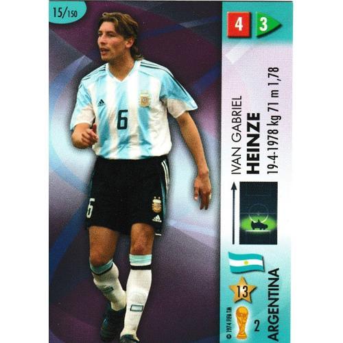 N° 15 - Carte Panini Foot Germany 2006 - Ivan Gabriel Heinze - Arge... on Productcaster.