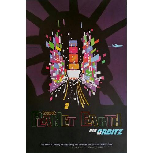 Affiche Planet Earth Orbitz on Productcaster.