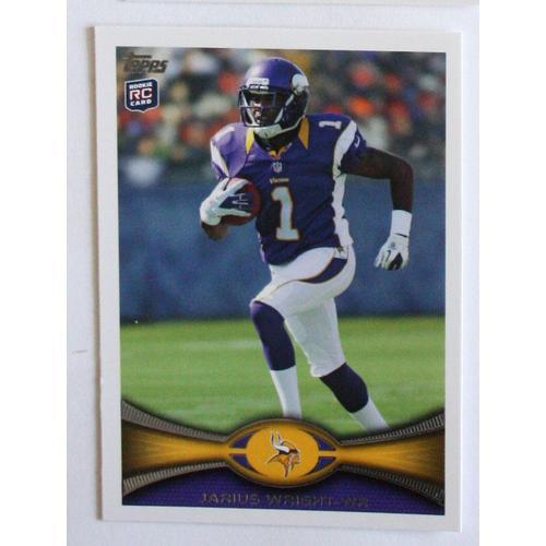 2012 - Topps Nfl - Minnesota Vikings - 252 - Jarius Wright (Rc) on Productcaster.