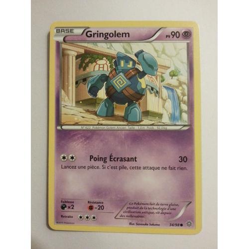 Pokémon - 34/98 - Gringolem - Xy - Origines Antiques - Commune on Productcaster.