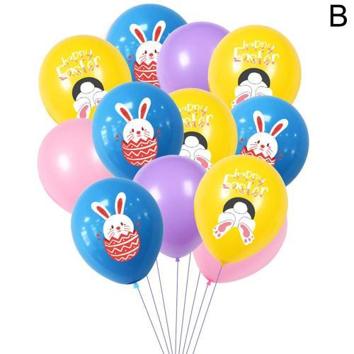 B Ensemble de ballons de Paques de 12 pouces fournitures decorative... on Productcaster.