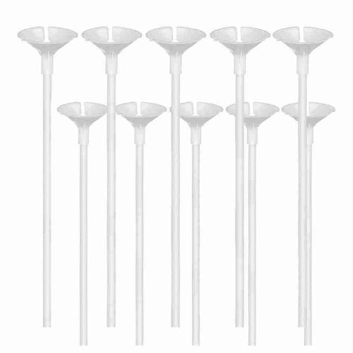 Transparent 10 pieces 10x batons de ballons longs en couleurs trans... on Productcaster.