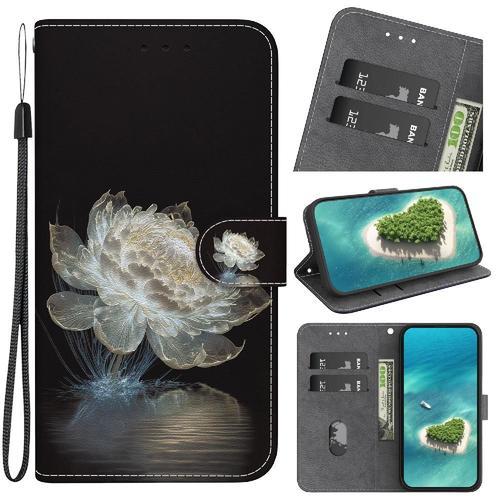 Étui Pour Samsung Galaxy A54 5g Fleur Papillon Peinte Portefeuille ... on Productcaster.