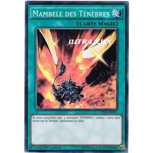 Yu-Gi-Oh! - Deso-Fr057 - Mambele Des Ténèbres - Super Rare on Productcaster.