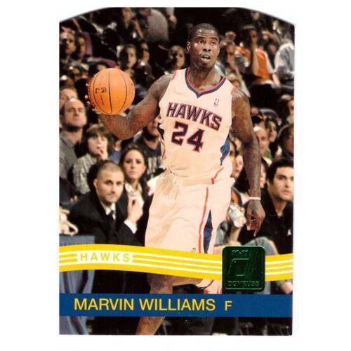 2010-11 Donruss Emerald Die-Cut #154 - Marvin Williams (Hawks) on Productcaster.