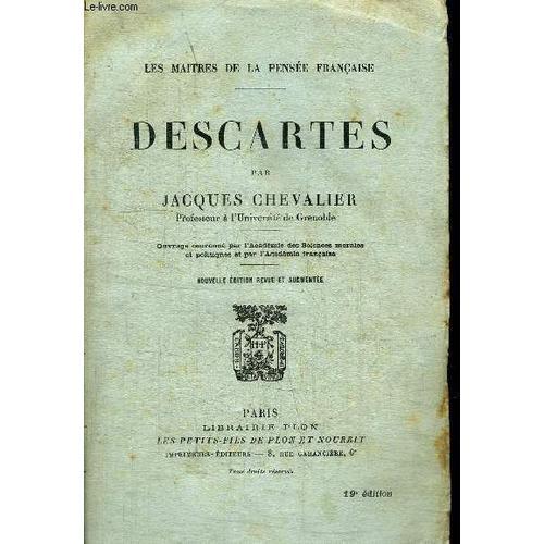 Descartes / Collection Les Maitres De La Pensee Francaise on Productcaster.