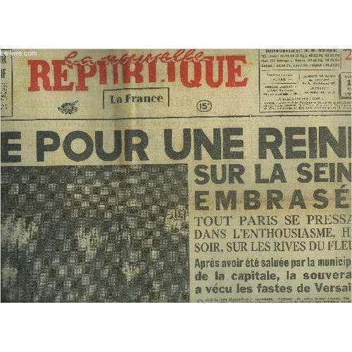 La Nouvelle Republique La France N°3926 13e Annee 10 Avril 1957 - ... on Productcaster.