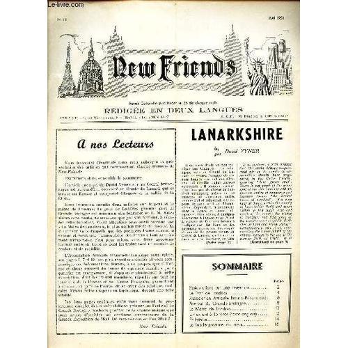 New Friends - N°11 - Mai 1951 / Lanarkshire By David Vyner / Specul... on Productcaster.