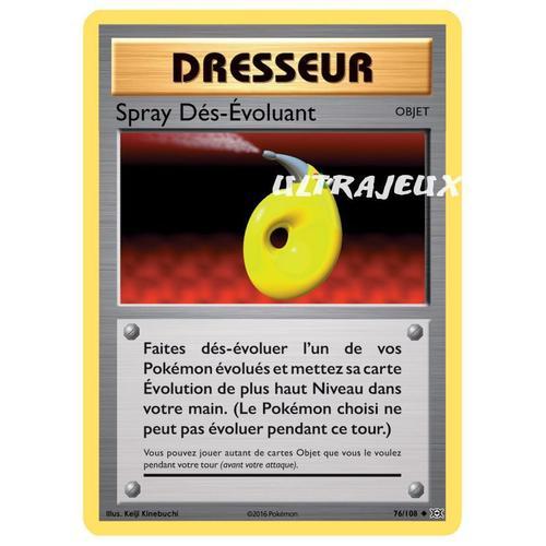 Pokémon - 76-R/108 - Spray Dés-Evoluant - Reverse on Productcaster.