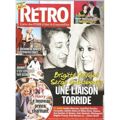 Maxi Retro 4 Bardot Gainsbourg/Monroe/Paradis/James Bond/M Mathieu/... on Productcaster.