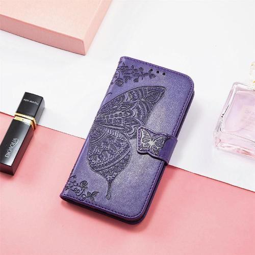 Étui Pour Oppo Reno 7 5g Aile Portefeuille Affaires Papillon Multi-... on Productcaster.